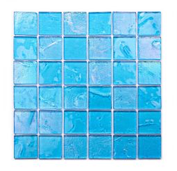 Aqua Blue (V1) - 2 x 2 Tiles by Sq. Ft.